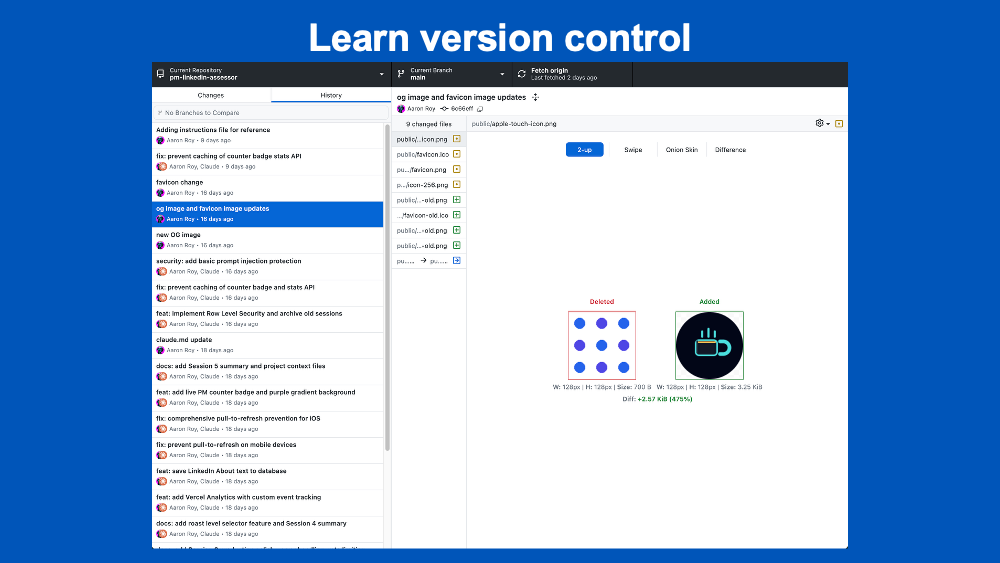 Learn version control