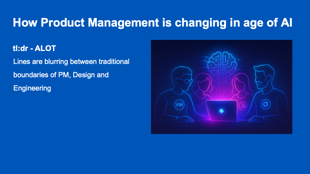 Lines blurring between product and other fields